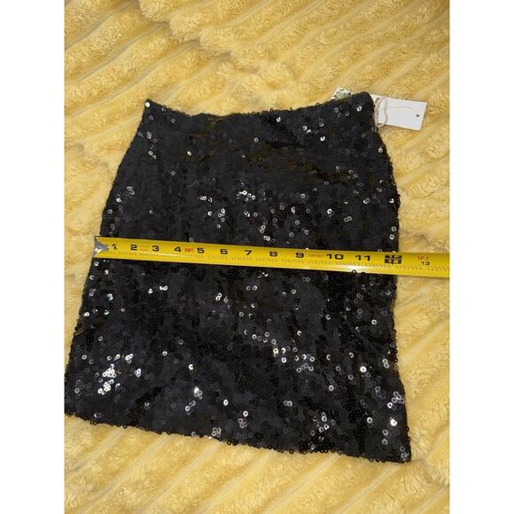 Girls Chelsea & Violet Sequins Skirt Dressy Holiday Rockstar Costume Sz Medium 8 - Picture 6 of 6